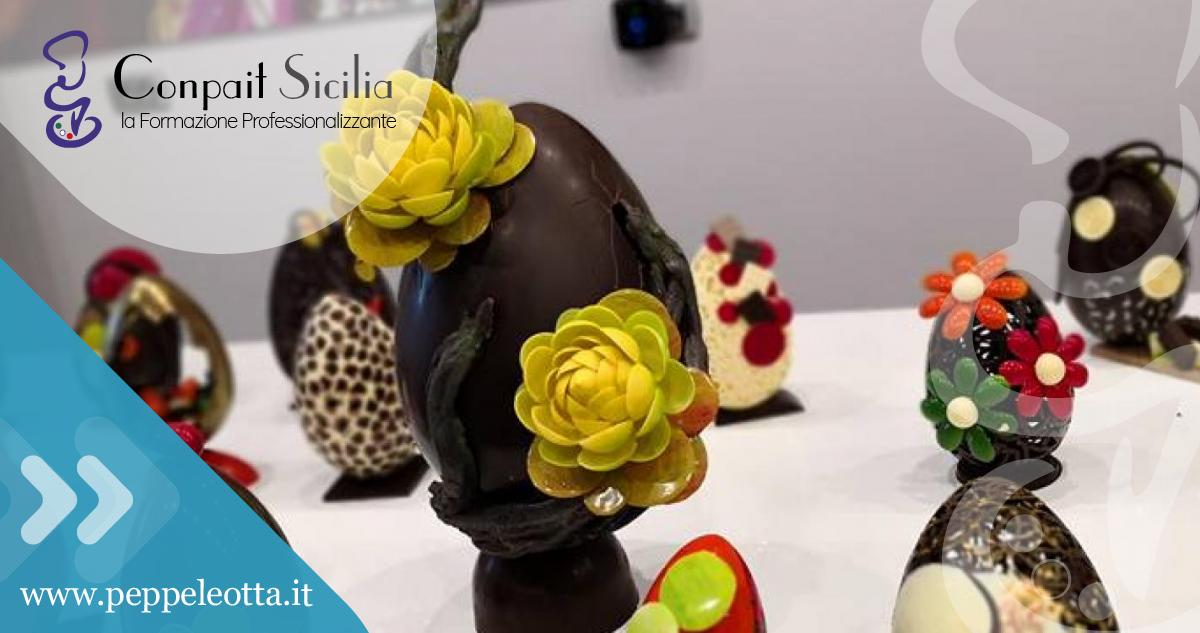 PEPPE LEOTTA ALTA FORMAZIONE CORSI CONPAIT-SICILIA CIOCCOLATO UOVA PASQUALI