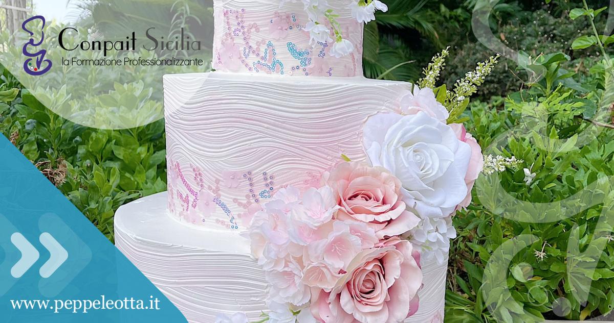 PEPPE LEOTTA ALTA FORMAZIONE CORSI CONPAIT-SICILIA SCUOLA CORSO MONTAGGIO, SPATOLATURA E DECORAZIONE SULLE TORTE DA RICORRENZA